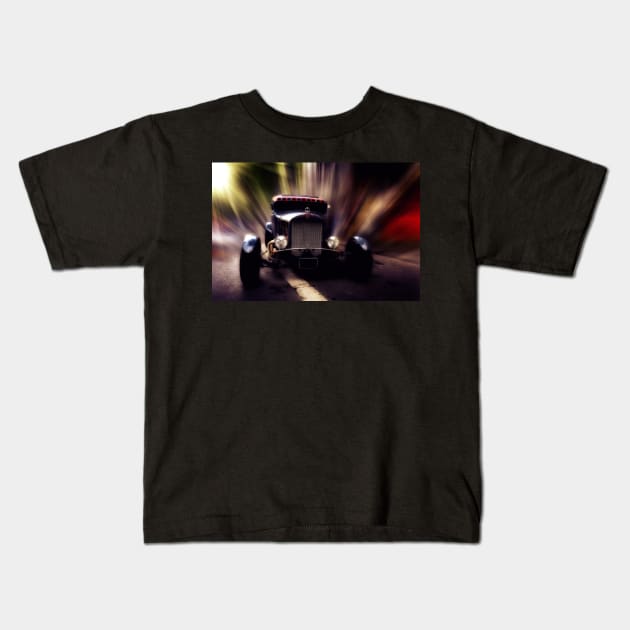 Hot Rod - colored Kids T-Shirt by hottehue
